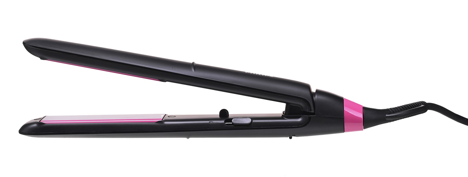 Pegla za kosu PHILIPS BHS375/00 StraightCare Essential ThermoProtect (ThermoProtect tehnologija, keratin-keramičke ploče 28 × 100 mm, 2 temperatura 180/220 °C, ključna brava, brzo zagrijavanje, univerzalni napon)-1