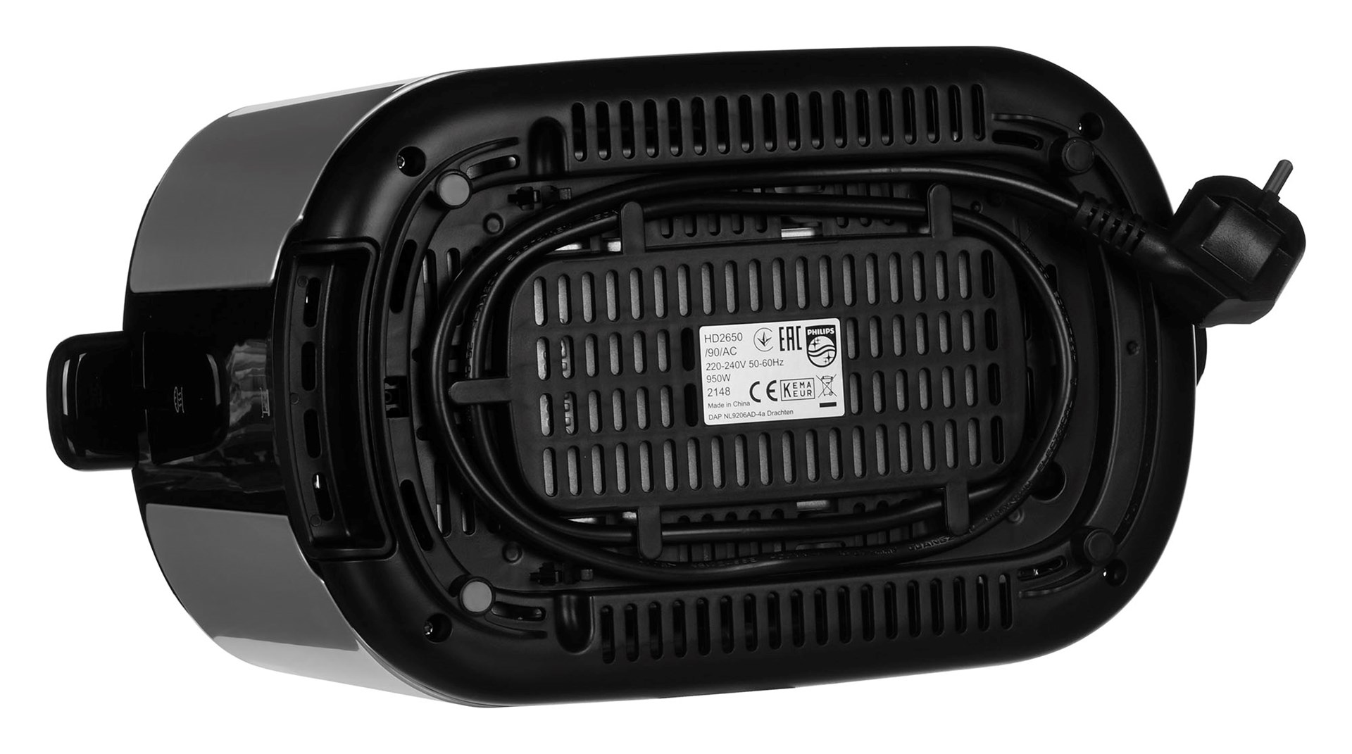 Toster PHILIPS Viva Collection HD2650/90 (2 kriške, 950 W, nehrđajući čelik) crni-6