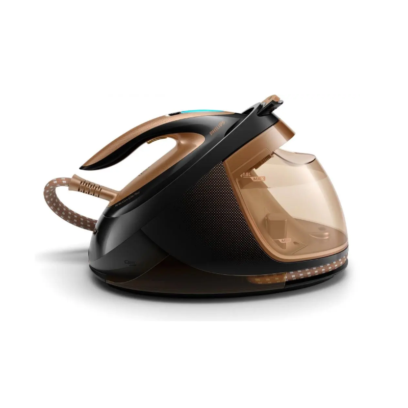 Postaja za glačanje PHILIPS GC9682/80 (parna, 2700 W, 1.8 L, T-ionicGlide ploča) crna, smeđa-0