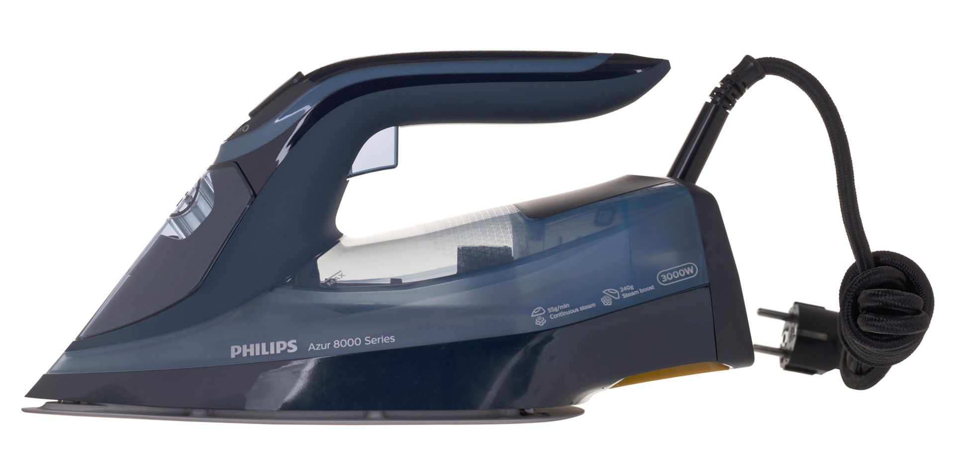Pegla na paru Philips DST8020/20 (SteamGlide Elite ploča, 3000 W) plava-0