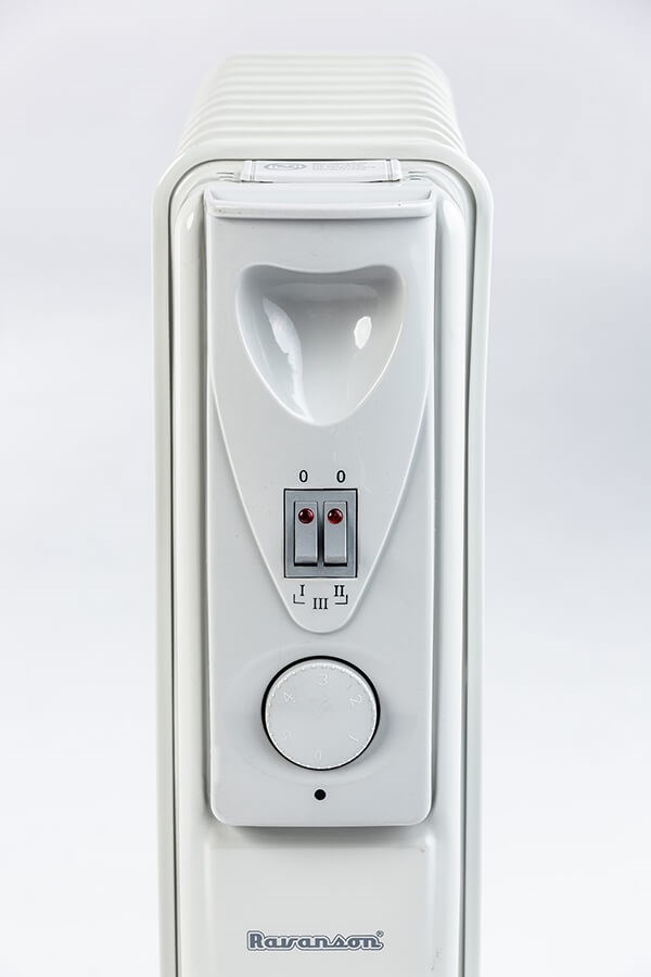 Uljni radijator RAVANSON OH-11  Indoor White, Silver 2500 W-2