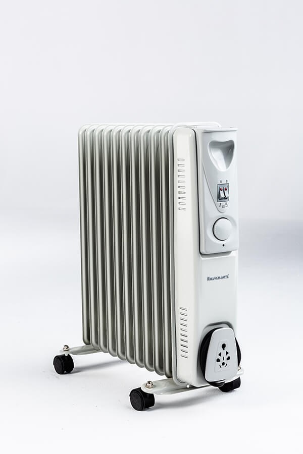Uljni radijator RAVANSON OH-11  Indoor White, Silver 2500 W-1