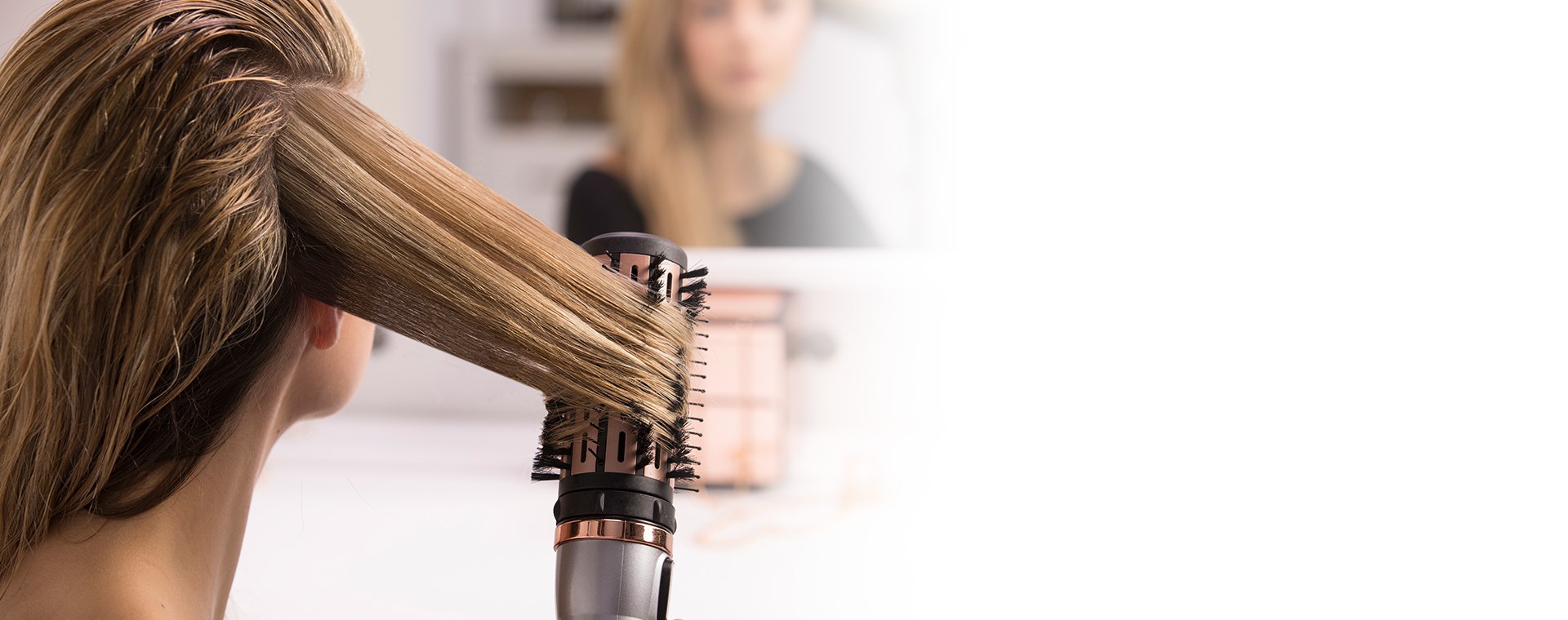 Remington AS8810 hair styling tool Hot air brush Steam Silver, Black, Gold 1000 W 3 m-1
