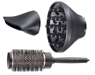 Remington D5706 hair dryer 2200 W Black, Pink gold-18