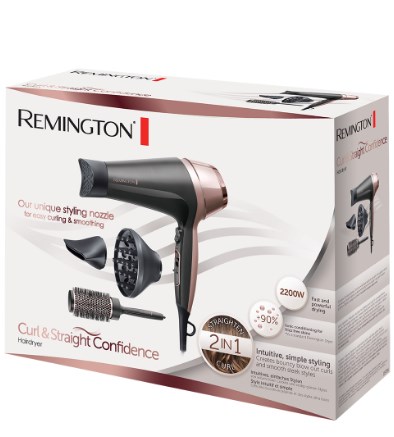 Remington D5706 hair dryer 2200 W Black, Pink gold-8