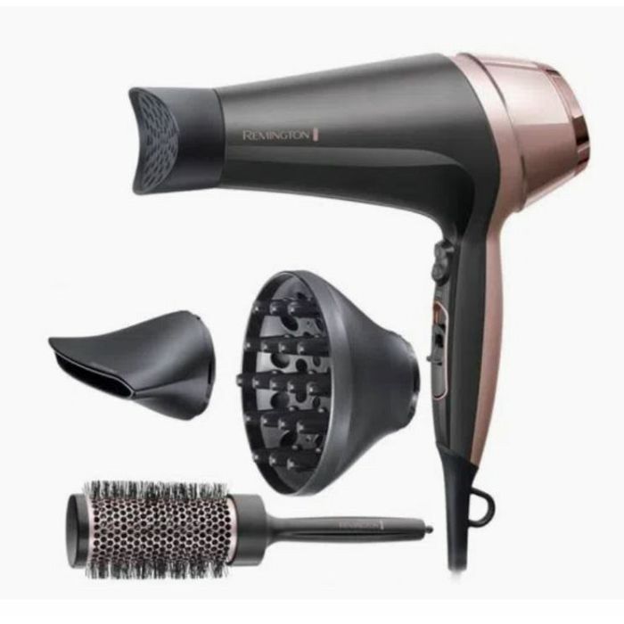 Remington D5706 hair dryer 2200 W Black, Pink gold-1