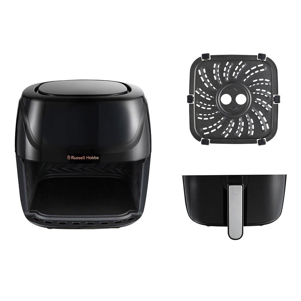 Friteza na vrući zrak RUSSELL HOBBS Satisfry Single (4 L, 1350 W, Crna)-6