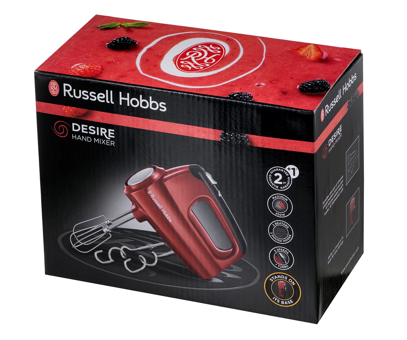 Mikser RUSSELL HOBBS 24670-56 (ručni, 350 W) crvena-8
