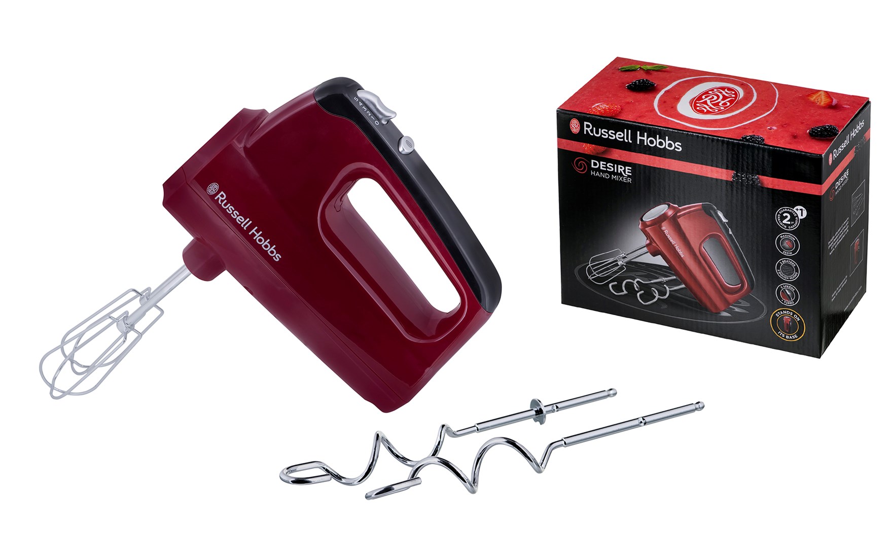 Mikser RUSSELL HOBBS 24670-56 (ručni, 350 W) crvena-9