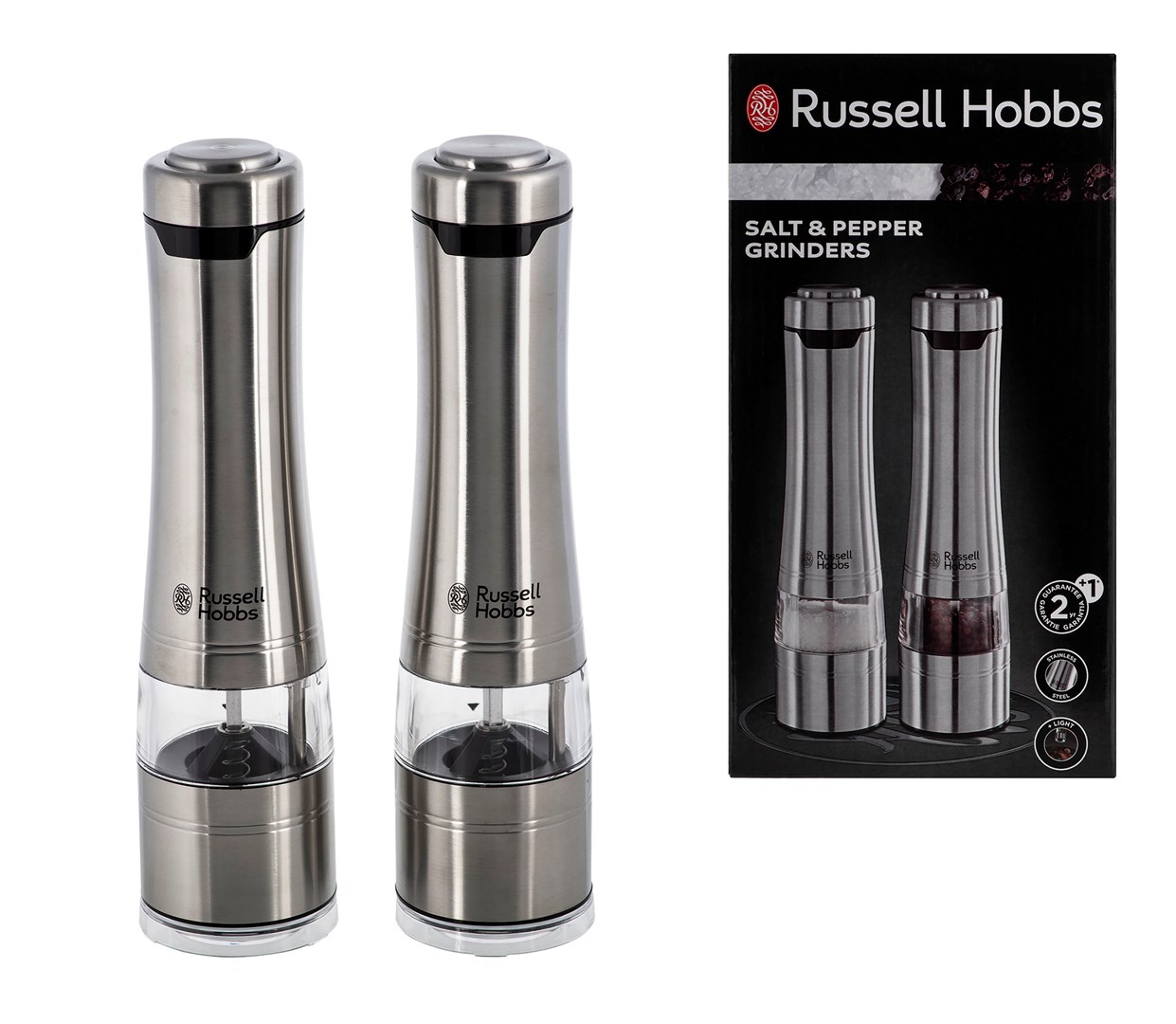 Mlinac za začine RUSSELL HOBBS 23460-56 (set za sol i papar, nehrđajući čelik)-0