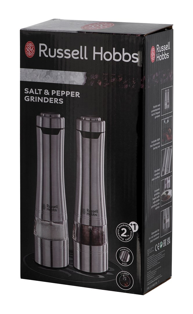 Mlinac za začine RUSSELL HOBBS 23460-56 (set za sol i papar, nehrđajući čelik)-6