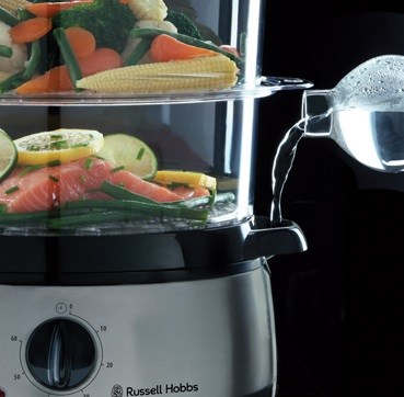 RUSSELL HOBBS Cook@Home 19270-56 steam cooker 9 l 800 W Silver crna-1