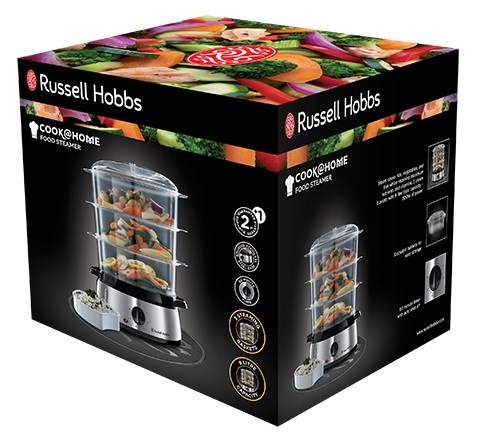 RUSSELL HOBBS Cook@Home 19270-56 steam cooker 9 l 800 W Silver crna-4