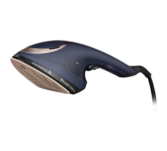 Ručni parni glačalo RUSSELL HOBBS 28370-56 (plavo, zlatno, 0.15 L, 1700 W)-0