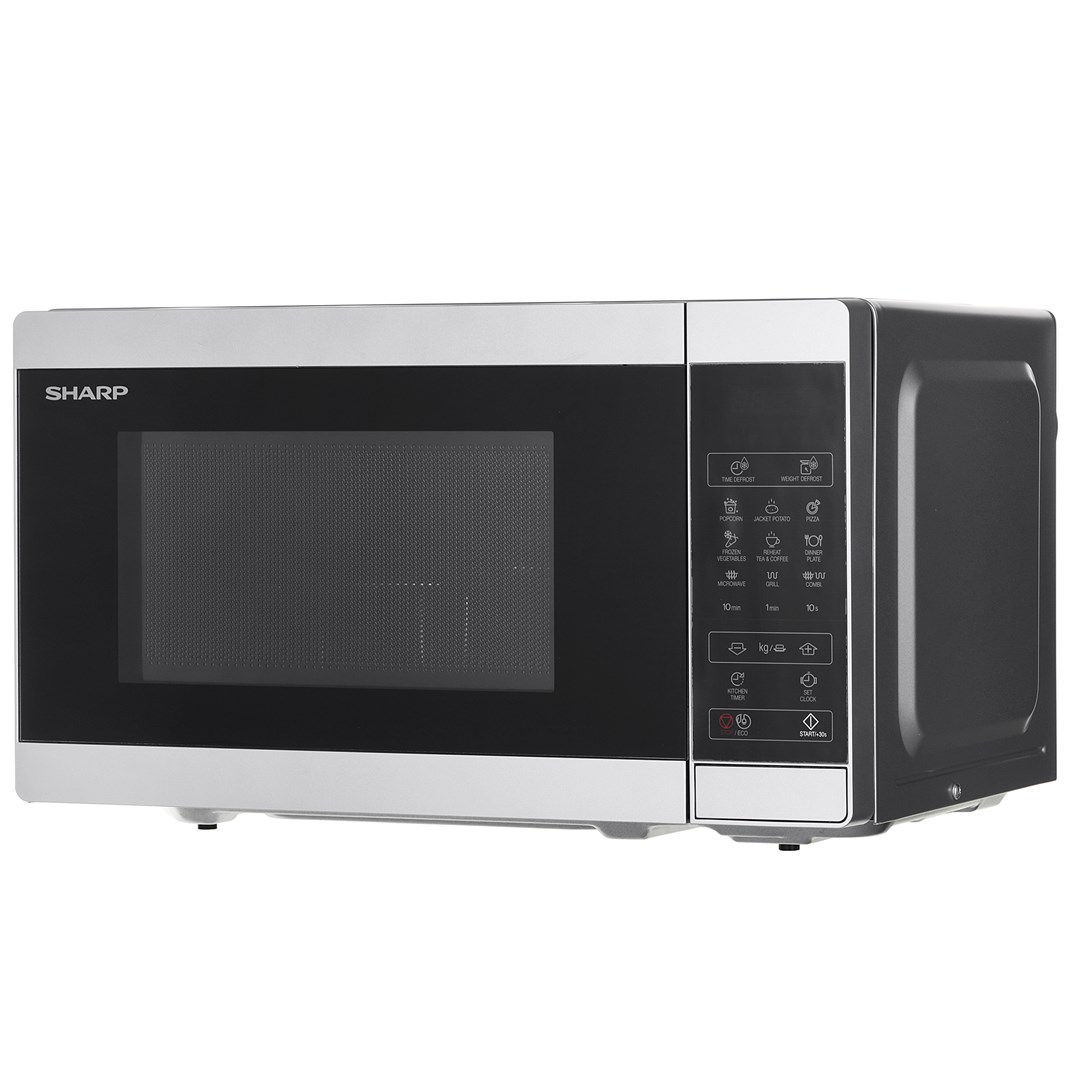 Sharp YC-MG02E-S microwave Countertop Combination microwave 20 L 800 W crna, Steel-0