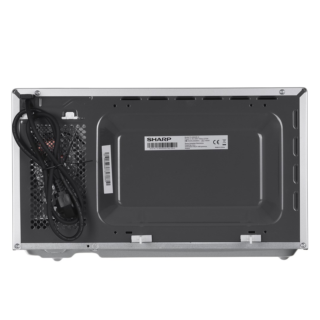 Sharp YC-MG02E-S microwave Countertop Combination microwave 20 L 800 W crna, Steel-5