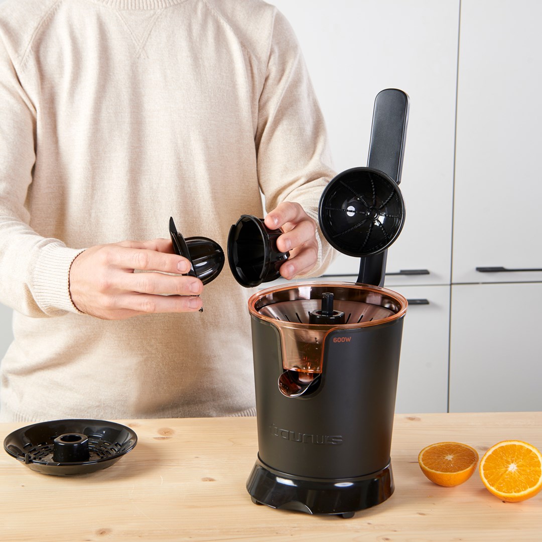 Taurus Easy Press 600 Centrifugal juicer 600 W Black, Brown-11