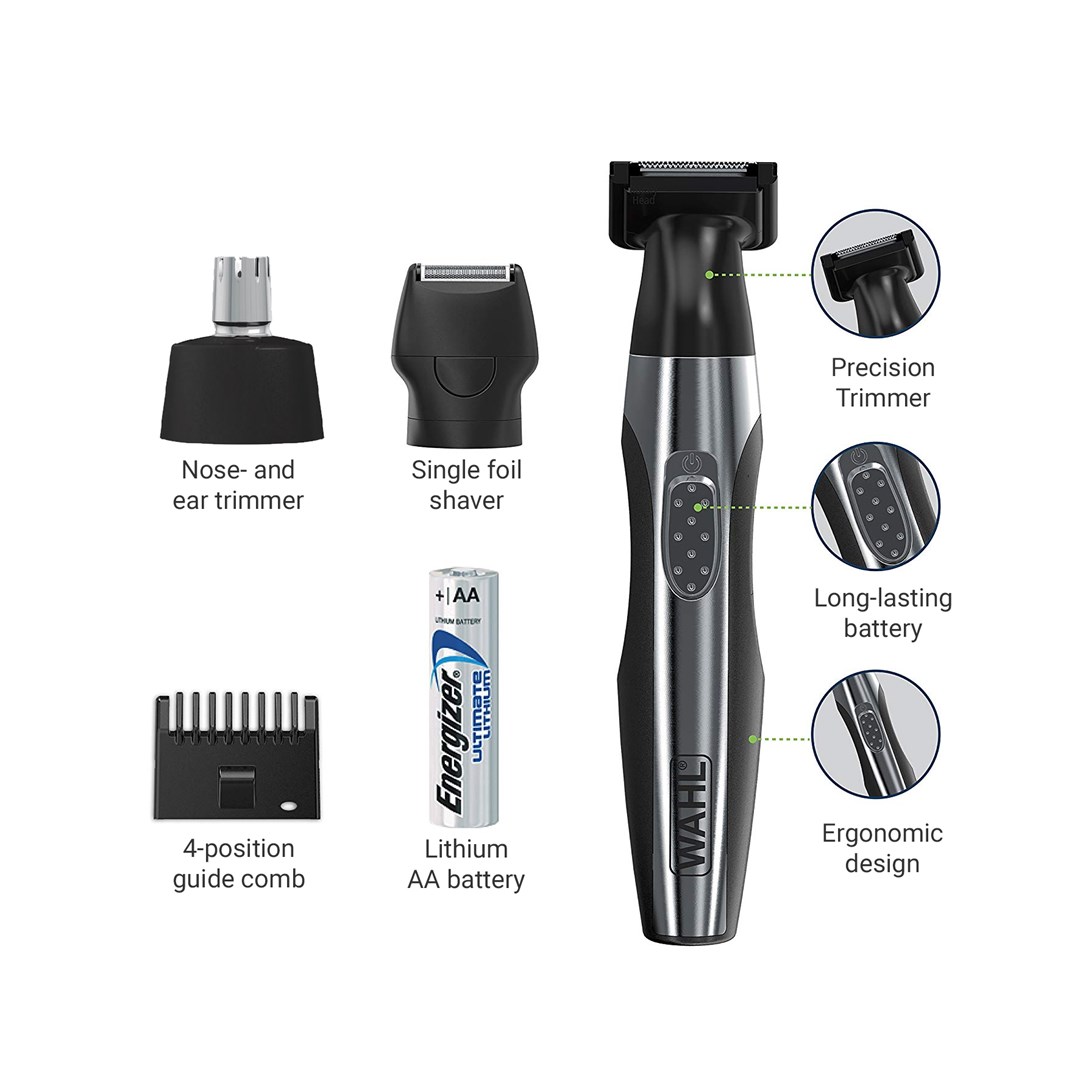 Putni trimer WAHL Travel Kit Deluxe (crni/inox)-1