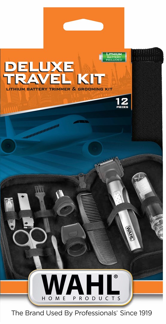 Putni trimer WAHL Travel Kit Deluxe (crni/inox)-2