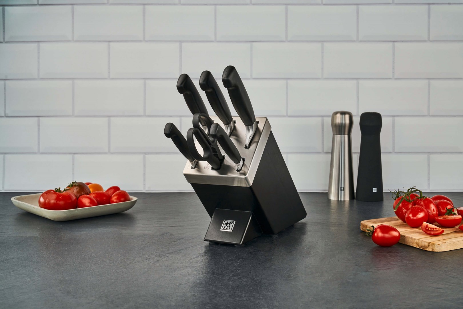 Set noža i pribora s blokom ZWILLING FOUR STAR (35145-007-0, 7 komada crni)-7