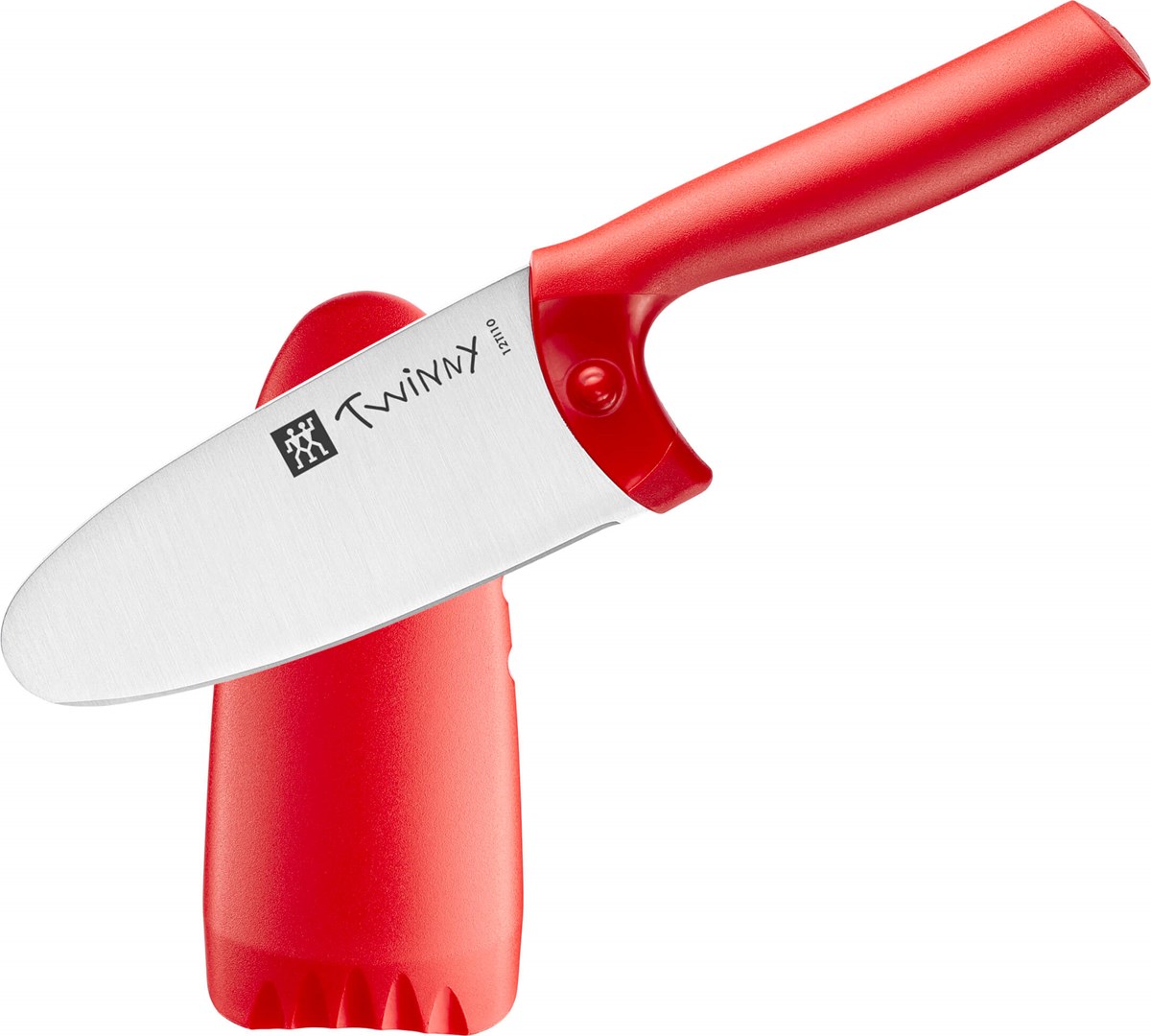 Nož za kuhara ZWILLING Twinny (36550-101-0, 10 cm, crveni, kuharske lekcije za djecu)-0