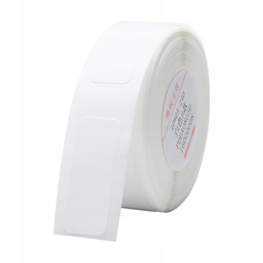 Termalne etikete NiiMBOT R10*25-240WhiteB (bijele, 10x25mm, 240 etiketa po roli)-0
