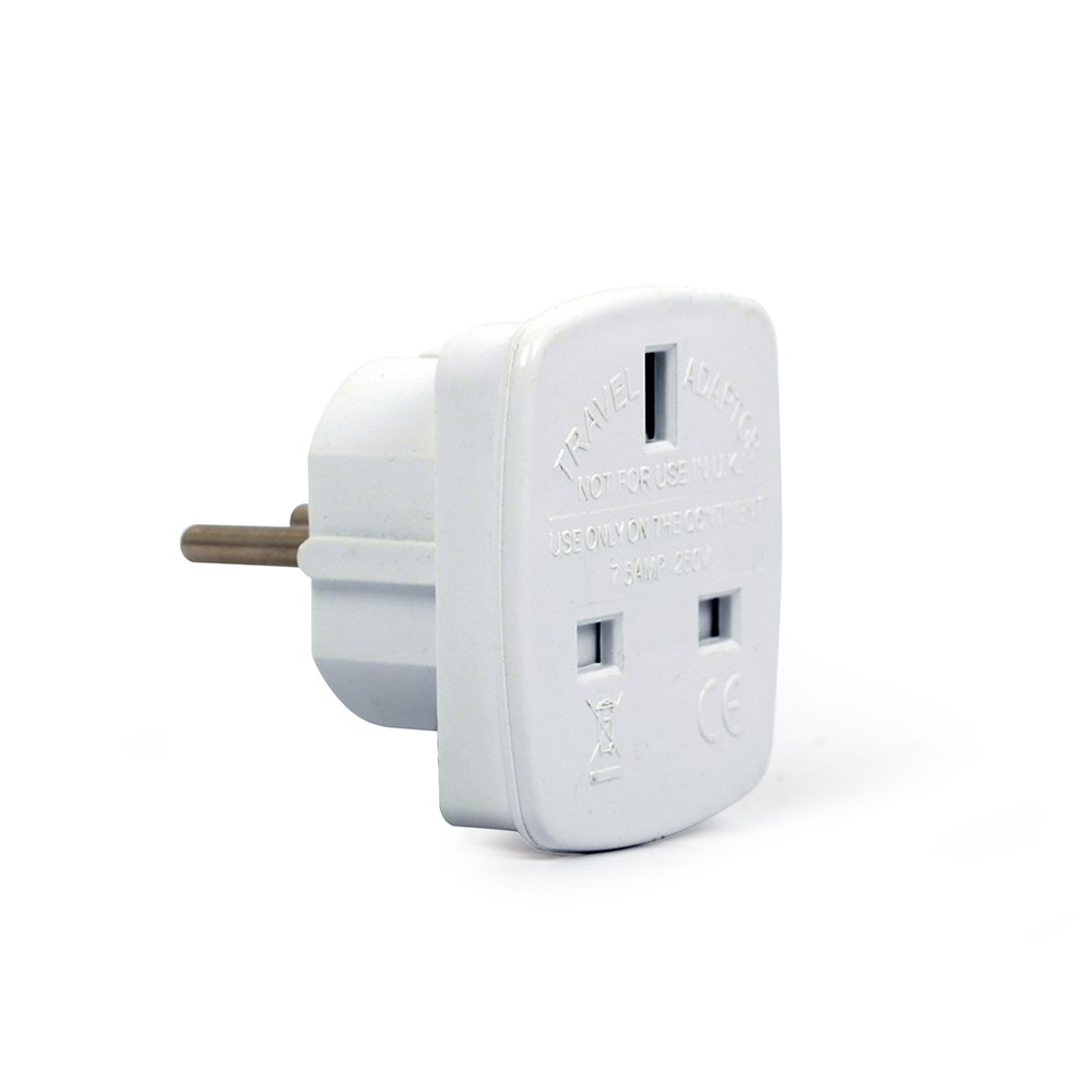 Adapter za utikač GEMBIRD A-AC-UKEU-001 (tip G (UK), tip F bijeli)-1