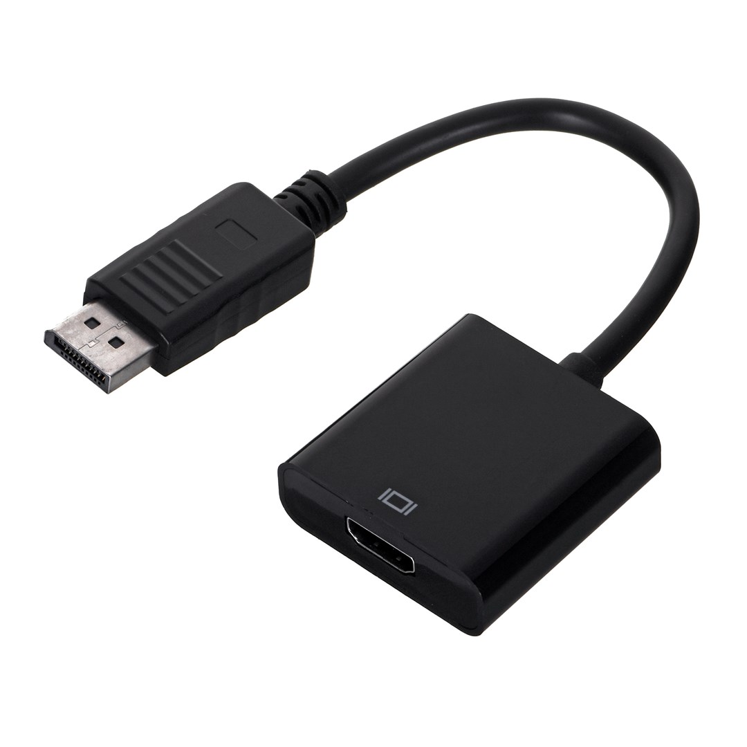 Video adapter kabel GEMBIRD A-DPM-HDMIF-002 (0.1 m, DisplayPort, HDMI Type A (Standard)) (crni)