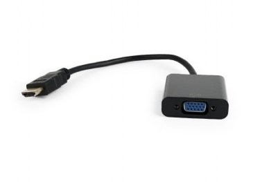 Video adapter kabel GEMBIRD A-HDMI-VGA-04 (0.15 m, VGA (D-Sub), HDMI Type A (Standard)) (crni)