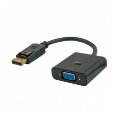 Adapter za video kabel SAVIO CL-90 DisplayPort VGA (0,2 m) crni-1