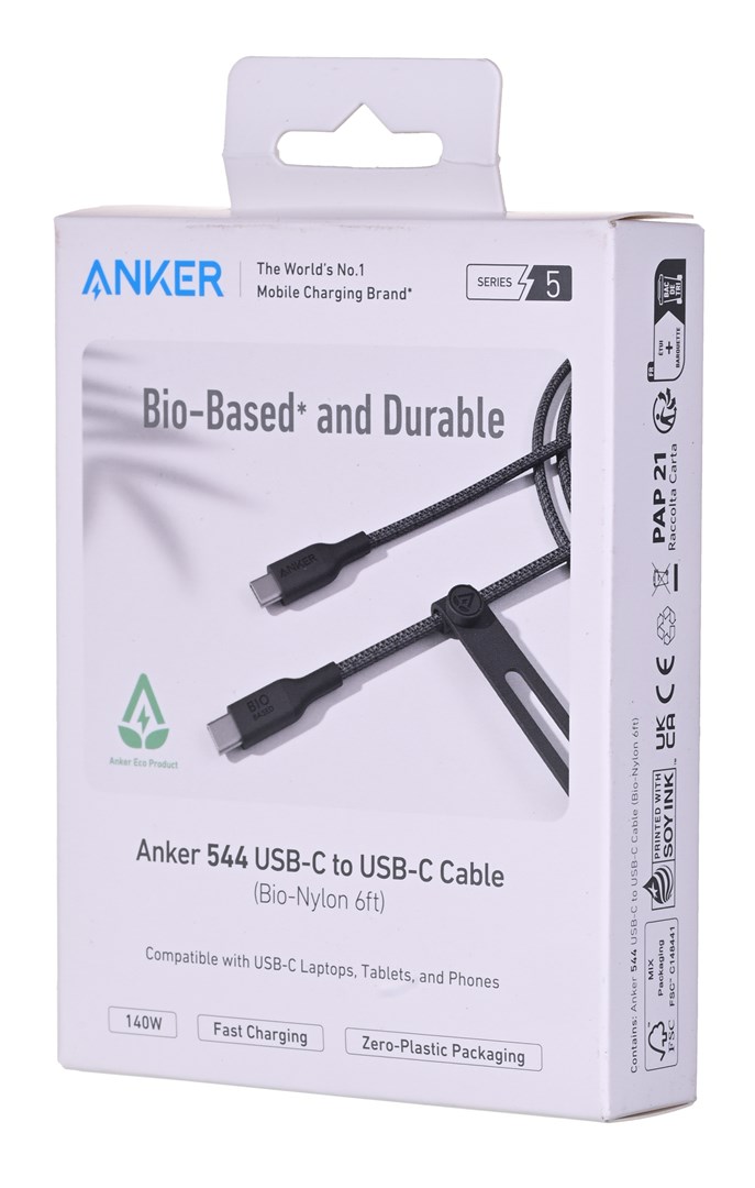 Kabel ANKER 544 Bio-Nylon USB-C na USB-C (1.8m, 140w, crni)-4