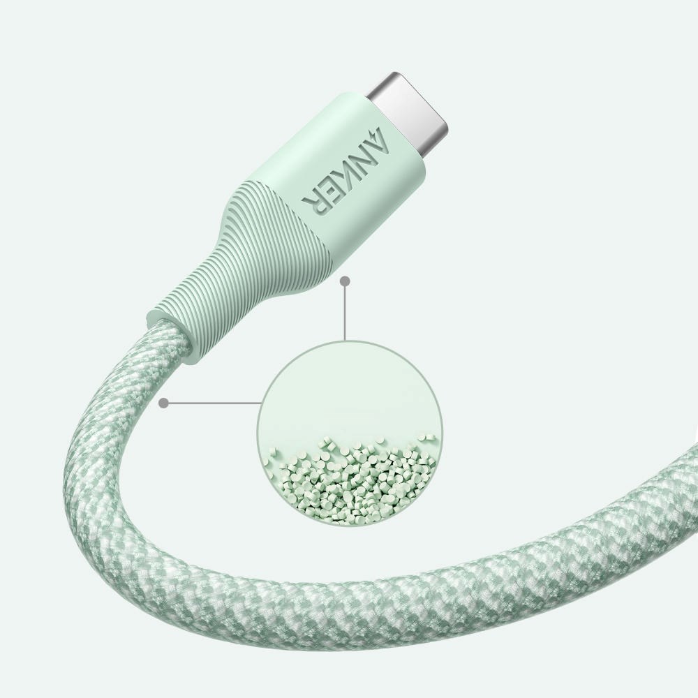 Kabel ANKER 544 USB-C 1.8 m zeleni-1