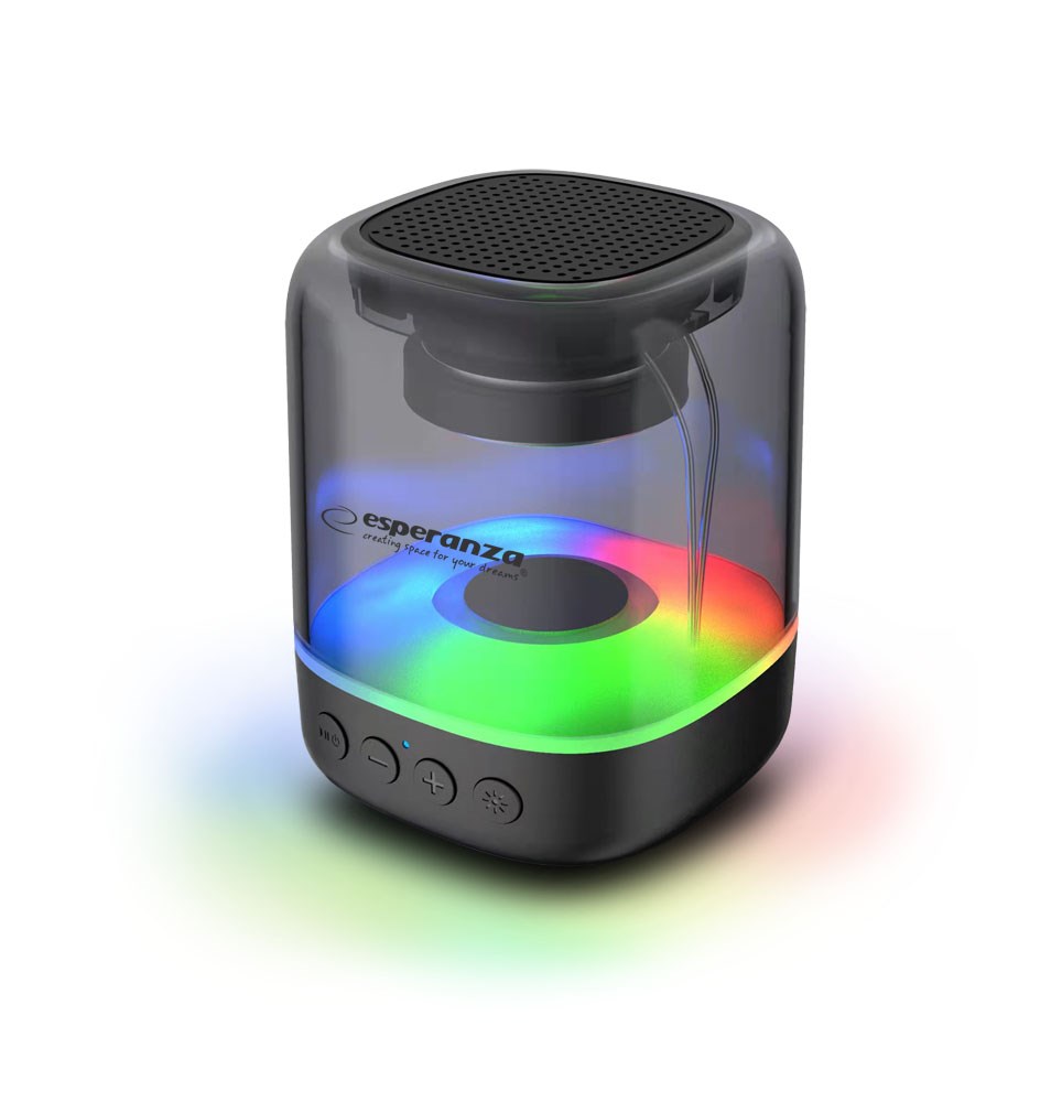 Zvučnik BT FM LED RGB ESPERANZA EP154 (3 W) crni-0