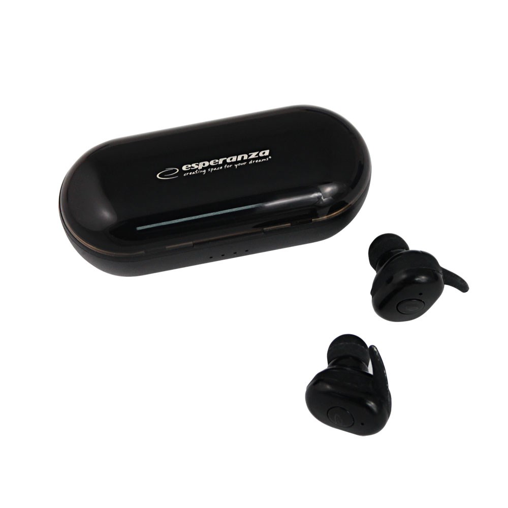 Slušalice ESPERANZA EH225K (Bluetooth, in-ear, TWS, crne)-3