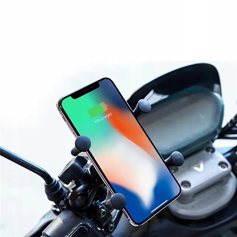Nosač za mobitel na motoru FREEDCONN MC7W s indukcijskim punjačem-6