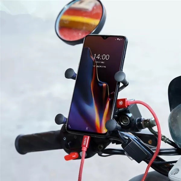 Nosač za mobitel na motoru FREEDCONN MC7W s indukcijskim punjačem-7
