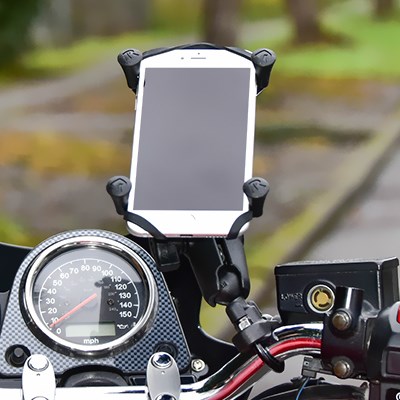 Set za montažu velikog mobitela na upravljač RAM Mounts X-Grip (s U-vijkom)-3