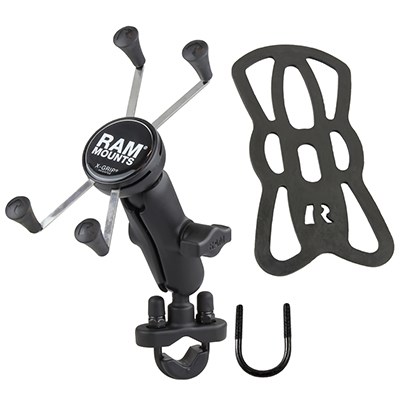 Set za montažu velikog mobitela na upravljač RAM Mounts X-Grip (s U-vijkom)-1