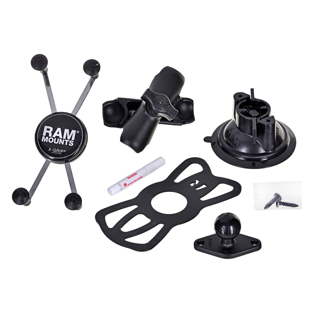 Set za montažu velikog mobitela na vakuumsku bazu s zakretanjem RAM Mounts X-Grip-6