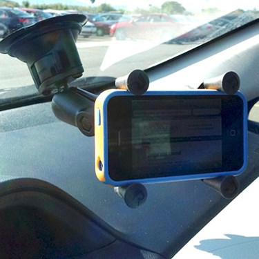 Set za montažu mobitela na vakuumsku bazu s zakretanjem RAM Mounts X-Grip-1