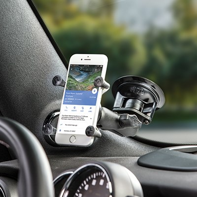 Set za montažu mobitela na vakuumsku bazu s zakretanjem RAM Mounts X-Grip-5