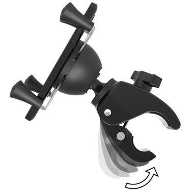Set za montažu mobitela na niskoprofilnu stezaljku RAM Mounts X-Grip (s Tough-Claw bazom)-3