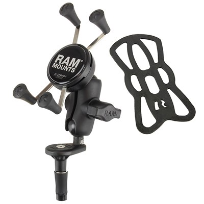 Držač za mobitel s osnovom za vilicu motora RAM Mounts X-Grip-1
