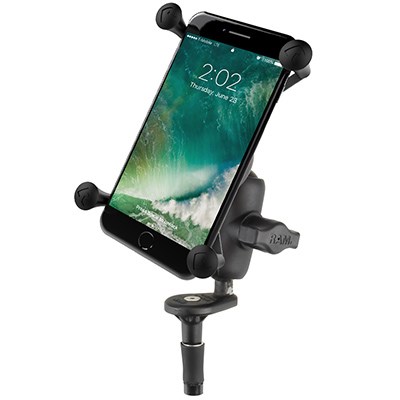Set za montažu velikog mobitela na vilicu motora RAM Mounts X-Grip-0