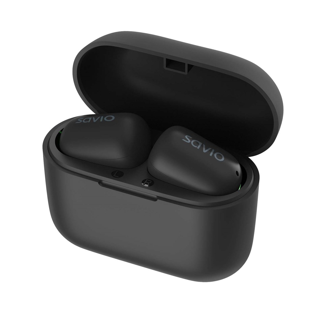 Slušalice SAVIO TWS-09 IPX5 bežične in-ear crne boje-5