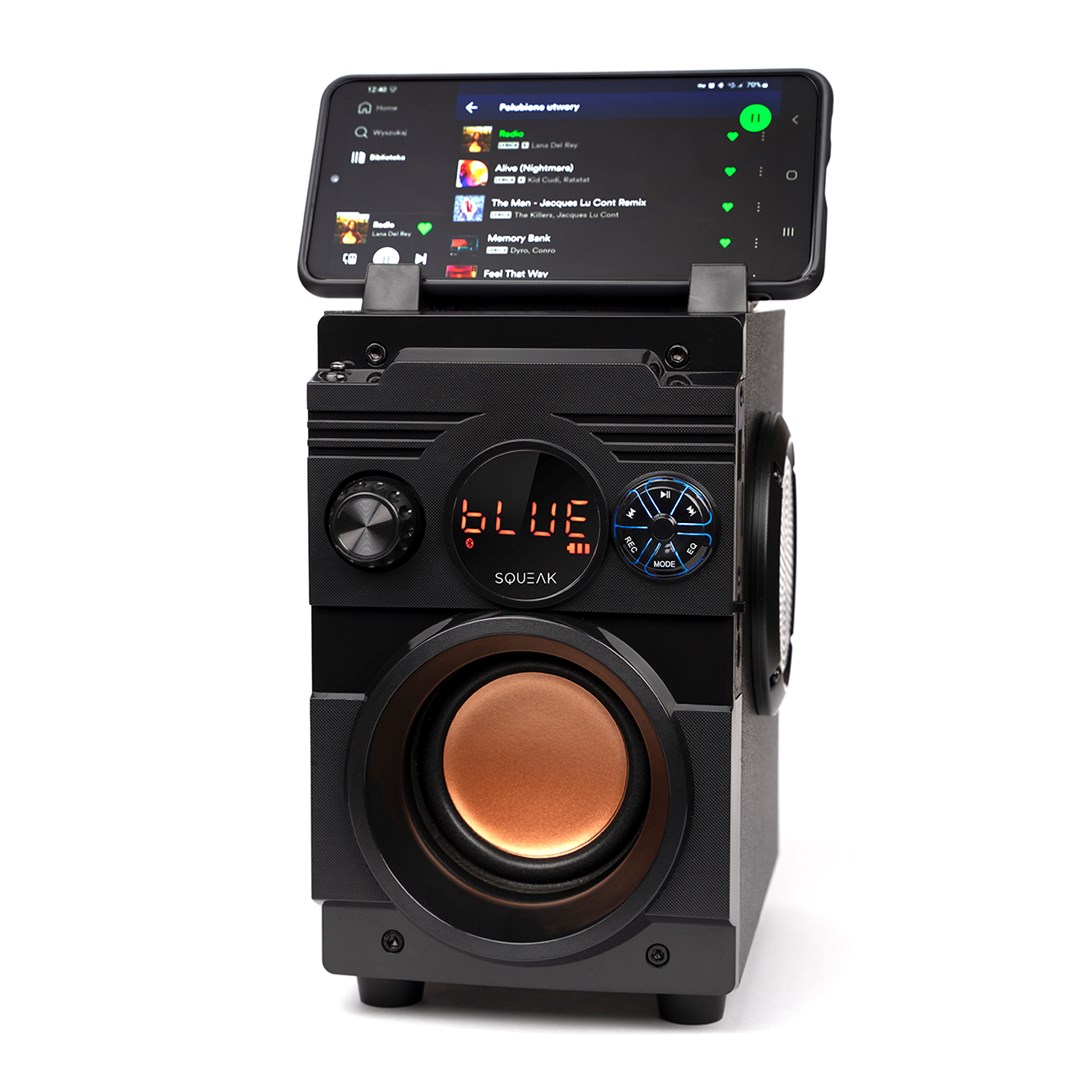 Zvučnik SQUEAK BassBlaster (20W, LED osvjetljenje, USB, bluetooth)-0