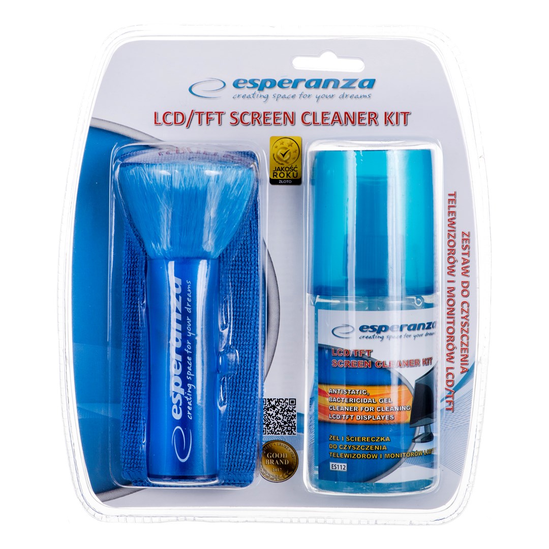 Set za čišćenje opreme LCD/TFT/Plasma ESPERANZA ES112 (200 ml)-0