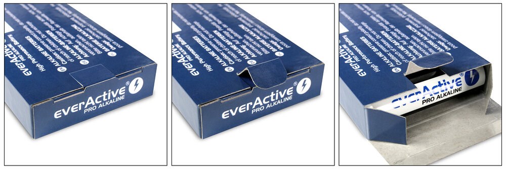 Alkalne baterije everActive Pro Alkaline LR6 AA - termoskupljajuće pakiranje - 10 komada-2