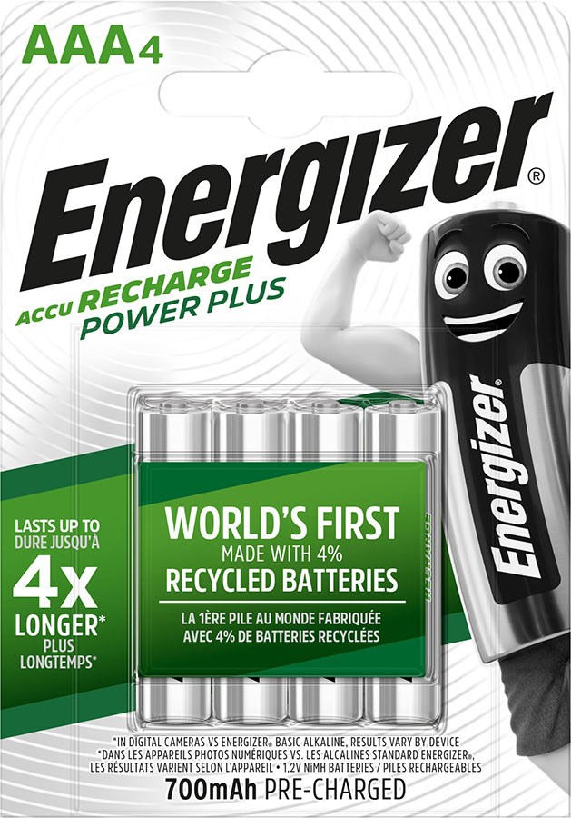 Punjiva baterija ENERGIZER Accu Recharge Power Plus 700 mAh AAA HR3/4 (4 komada)-1
