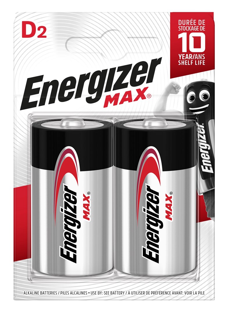Baterija ENERGIZER MAX LR20 D (eko pakiranje, 2 kom)-0